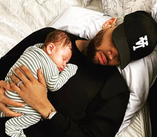 Aeko Catori Brown With His Father Chris Brown